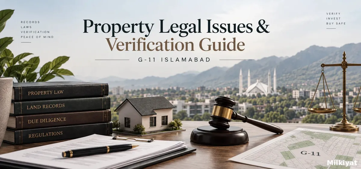 Property Legal Issues & Verification Guide, G-11 Islamabad