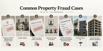 Property fraud risks in G-11 Islamabad.