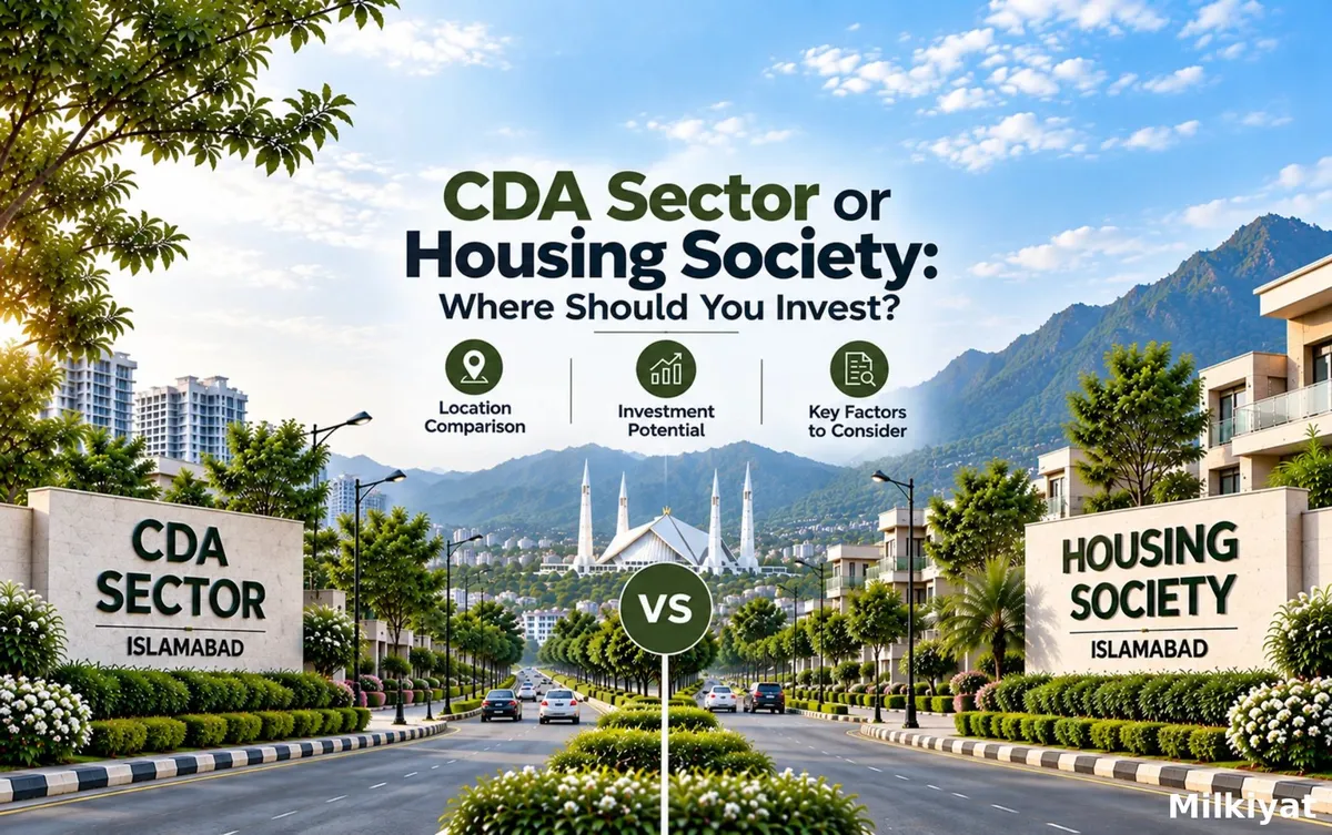 CDA Sector or Housing Society: Where Should You Invest?