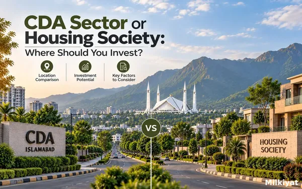 CDA Sector or Housing Society: Where Should You Invest?