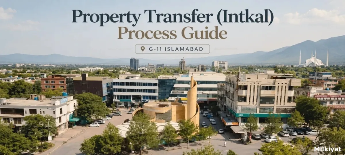 Property Transfer (Intkal) Process Guide – G-11 Islamabad
