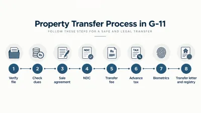 Eight-step CDA property transfer process for G-11 Islamabad from file verification to registered deed