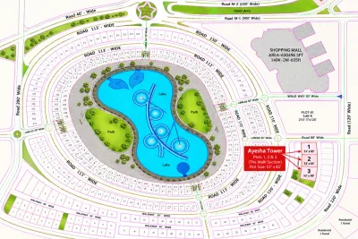 Ayesha Tower Location in The Walk, Park View City Islamabad