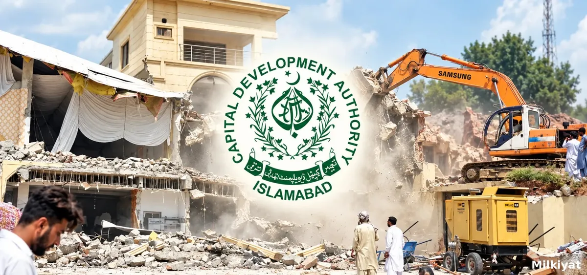 CDA Orders 25-Day Crackdown on Illegal Structures and Encroachments Across Islamabad