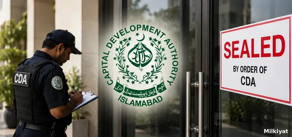 CDA Widens Zone-IV Crackdown, Orders Sealing of Multiple Illegal Housing Schemes