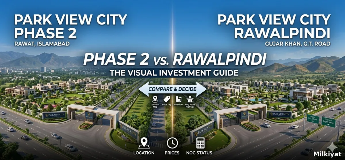 Park View City Phase 2 vs. Park View City Rawalpindi: The Ultimate Investor's Guide