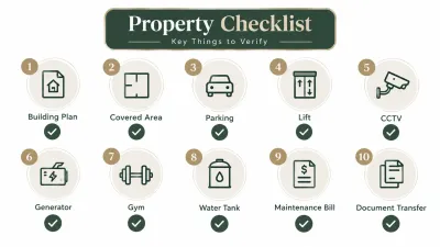 Apartment amenity verification checklist for Ayesha Tower buyers before making payment