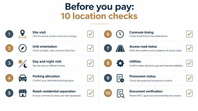 Ten-point buyer checklist for verifying the Ayesha Tower location before payment