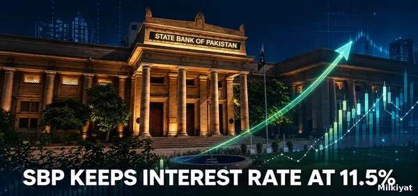 SBP Keeps Interest Rate at 11.5% as Pakistan Property Market Waits for Cheaper Financing