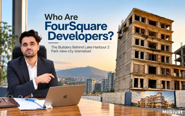 Who Are FourSquare Developers? The Builders Behind Lake Harbour 2 Park view city islamabad