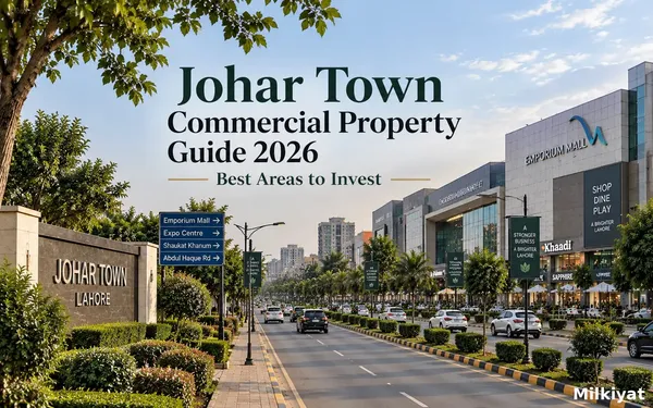 Johar Town Commercial Property Guide 2026: Best Areas to Invest