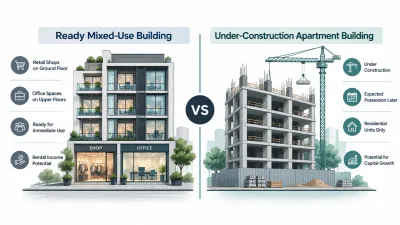 Lake Harbour 1 vs 2 price comparison ready building versus off-plan apartment