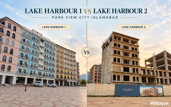 Lake Harbour 1 vs Lake Harbour 2 in Park View City Islamabad Key Differences Explained : Which One Should You Choose?