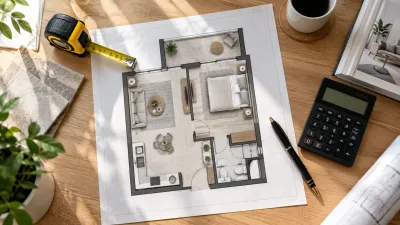 One-bedroom apartment floor plan used to calculate Lake Harbour 2 price per square foot
