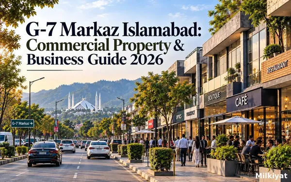 G-7 Markaz Islamabad: Commercial Property & Business Guide 2026