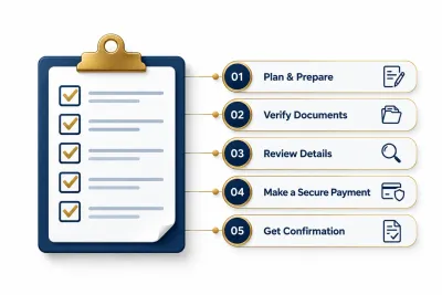 Checklist before paying for Lake Harbour booking.
