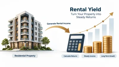 Illustration of rental yield calculation for Downtown Islamabad apartments at 6 and 8 percent gross