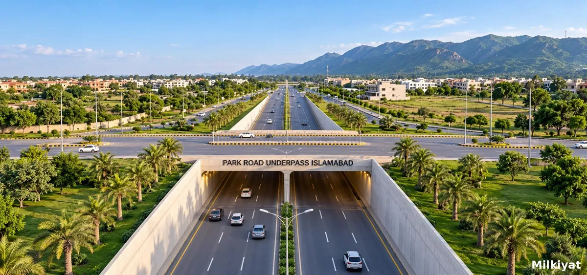Islamabad's Park Road Underpass Opens to Traffic