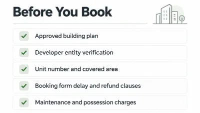 Checklist to verify before you buy an apartment in Elanza Creeks Park View City Islamabad