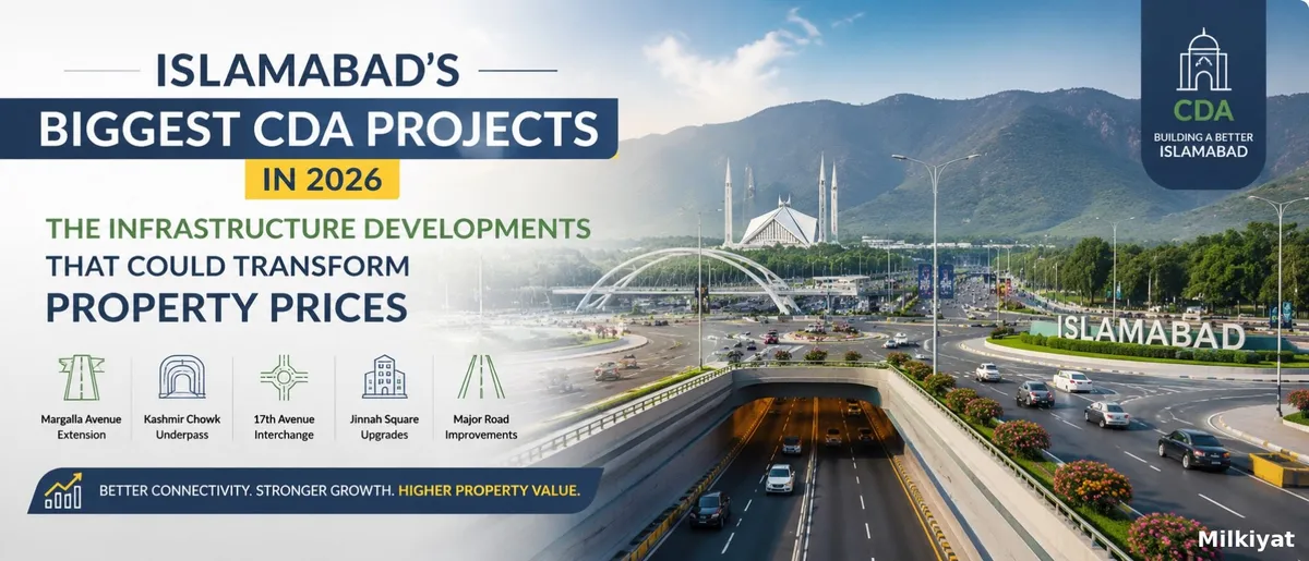 Islamabad’s Biggest CDA Projects in 2026: The Infrastructure Developments That Could Transform Property Prices