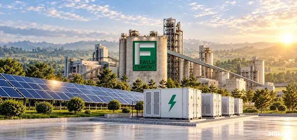 Fauji Cement to Install Battery Storage and Solar Power at Two Plants