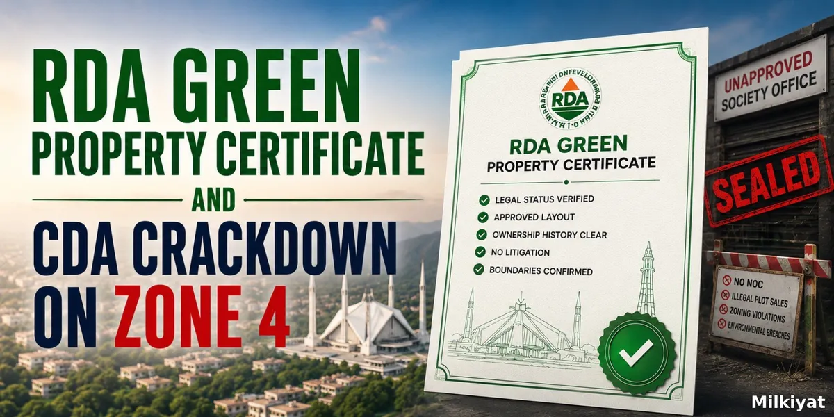 RDA Green Property Certificates & New CDA Crackdowns: How to Verify Your Twin Cities Plot