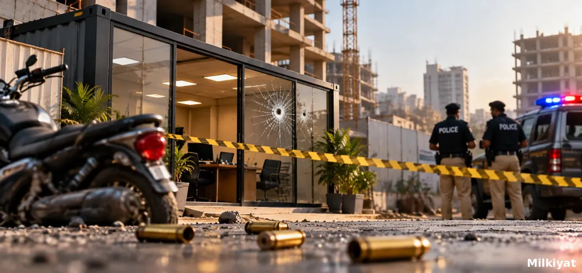 Second Firing Incident Targets Builder's Office in Karachi's Paposh Nagar