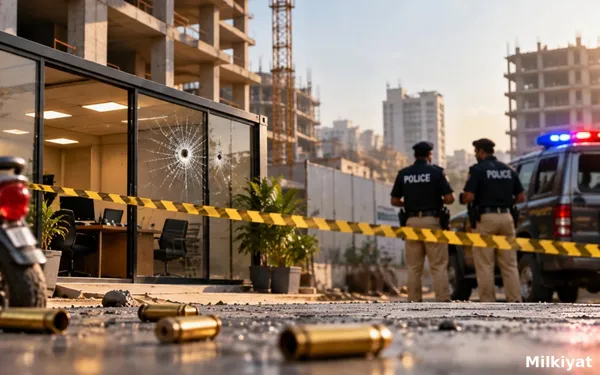 Second Firing Incident Targets Builder's Office in Karachi's Paposh Nagar