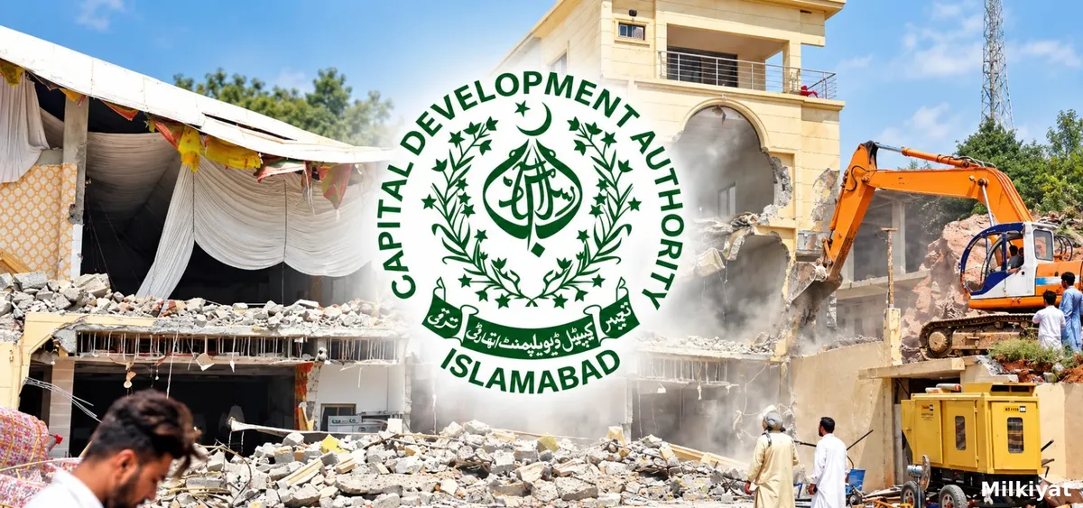 CDA Intensifies Islamabad Crackdown on Illegal Construction and Land-Use Violations
