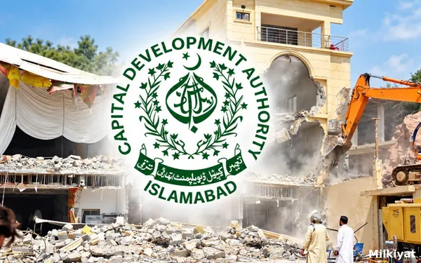 CDA Intensifies Islamabad Crackdown on Illegal Construction and Land-Use Violations