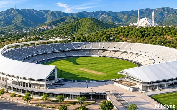 CDA Prepares Rs8.9bn Cricket Stadium Near D-12 Islamabad