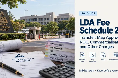 LDA Fee Schedule 2026: Transfer, Map Approval, NOC and Commercialisation Charges