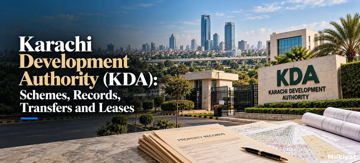 Karachi Development Authority (KDA): Schemes, Records, Transfers and Leases